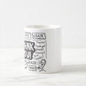 Mug Merci Dans Différentes Langues (Centre)
