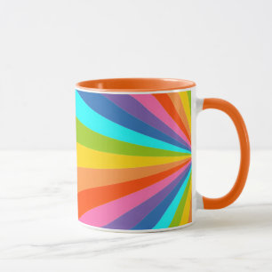 Mug "Merci d'avoir brillé votre lumière" Rayons Coloré