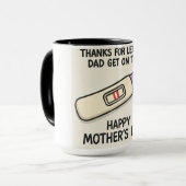 Mug Merci D'Avoir Laissé Papa S'Enfoncer (Devant gauche)