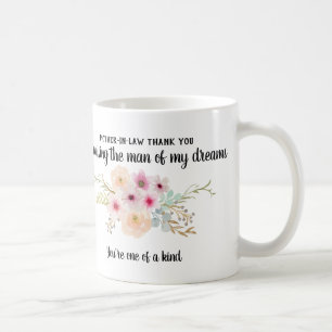 Mug Merci De La Mère En Droit Pour Avoir Élevé L'Homme