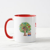 Mug Merci de m'aider à grandir, enseignant personnalis (Gauche)