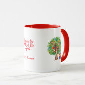 Mug Merci de m'aider à grandir, enseignant personnalis (Devant droit)