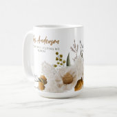 Mug Merci de m'avoir aidé à fleurir (Devant gauche)