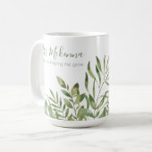 Mug Merci de m'avoir aidé à grandir (Devant gauche)