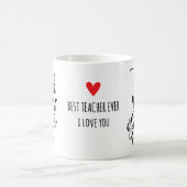 Mug Merci de m'avoir aidé à grandir (Centre)