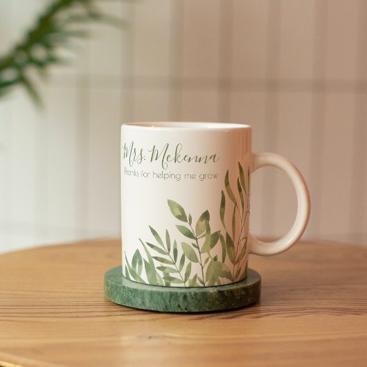Mug Merci de M'avoir Aidée à Grandir