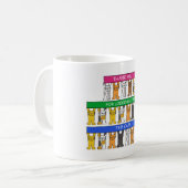 Mug Merci de s'occuper des chats (Devant gauche)