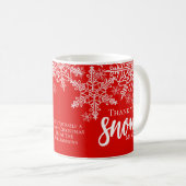 Mug Merci de vacances maintenant beaucoup (Devant droit)