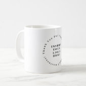 Mug Merci D'Entreprise Pour Notre Soutien (Devant gauche)