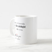 Mug Merci Dermatologue Nom Personnalisé (Devant gauche)