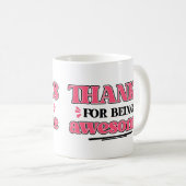 Mug Merci d'être génial (Devant droit)