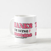 Mug Merci d'être génial (Devant gauche)