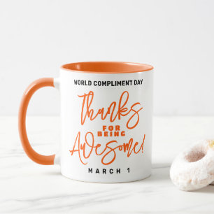 Mug Merci d'être génial ! Journée mondiale de la confo