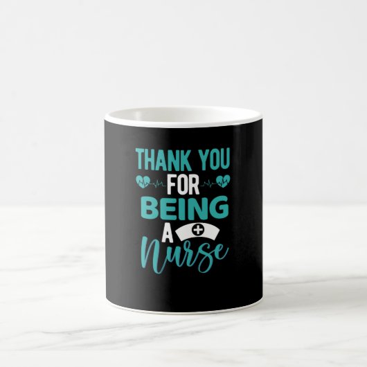 Mug Merci d'être infirmière- appréciation (Centre)
