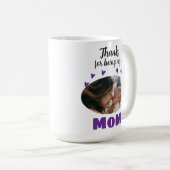 Mug Merci d'être ma mère - Custom 2 Photo Collage (Devant droit)