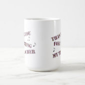 Mug Merci D'Être Mon Appréciation D'Enseignant De Musi (Centre)