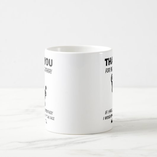 Mug Merci d'être mon frère (Centre)