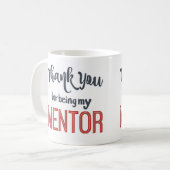 Mug Merci d'être mon mentor muet (Devant gauche)