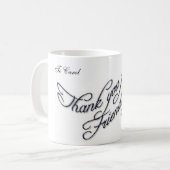 Mug merci d'être un ami 2 (Devant gauche)