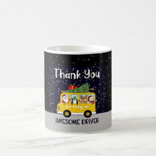 Mug merci d'être un chauffeur d'autobus scolaire génia
