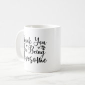 Mug Merci d'être une citation géniale (Devant gauche)