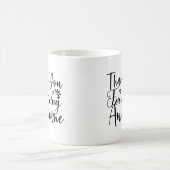 Mug Merci d'être une citation géniale (Centre)