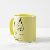 Mug Merci d'infirmières personnalisé Nom d'ajout (Devant gauche)