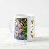 Mug Merci D'Or Mariée Et Mariage De Salle (Devant gauche)