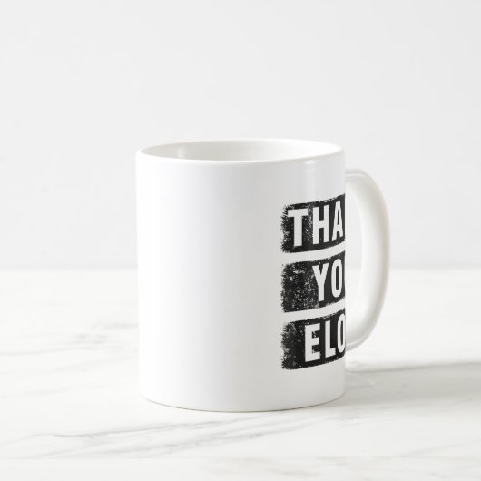 Mug Merci Elon (Devant droit)