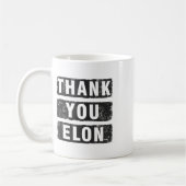 Mug Merci Elon (Gauche)