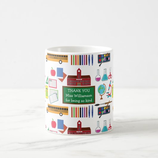 Mug MERCI Enseignant Appréciation School (Centre)