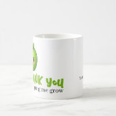Mug Merci enseignant de m'avoir aidé à grandir (Centre)