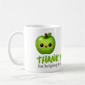 Mug Merci enseignant de m'avoir aidé à grandir (Gauche)