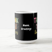Mug Merci Enseignants et étudiants Diplôme Cadeau (Centre)