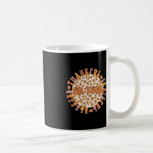 Mug Merci ER Tech Thanksgiving Urgence Room Tech (Droite)