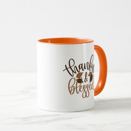 Mug Merci et béni (Devant droit)
