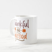 Mug Merci Et Béni Thanksgiving (Devant gauche)