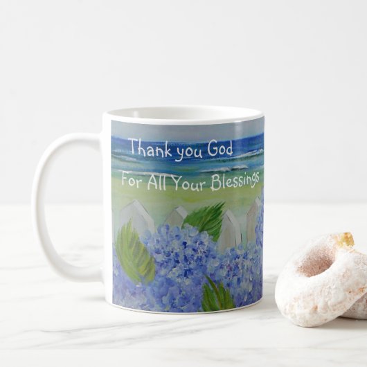 Mug Merci God Seashore (Avec donut)