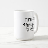 Mug Merci gracieux béni (Devant droit)