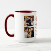 Mug Merci gracieux bienheureux 4 Nom de la photo Café (Gauche)