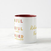 Mug Merci Grateful Amis de Thanksgiving (Centre)