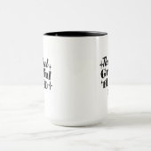 Mug Merci, Gratuit, Béni Étincelant Thanksgiving (Centre)