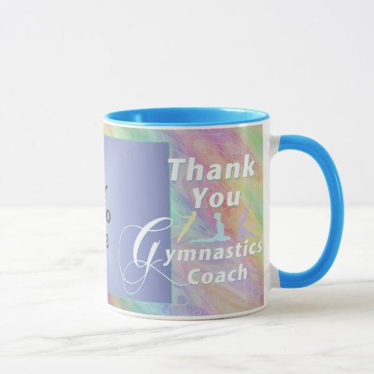 Mug Merci Gymnastique Coach Photo (Droite)