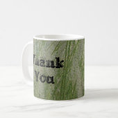 Mug Merci Haut Désert Grass Photo Appréciation (Devant gauche)