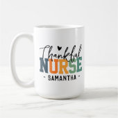 Mug Merci infirmière mug, infirmière personnalisée act (Gauche)