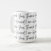 Mug Merci Je suis béni (Devant gauche)