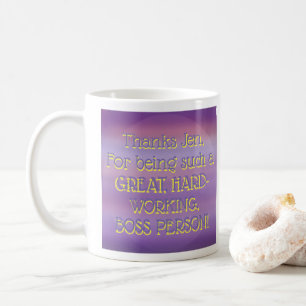 Mug MERCI Jen ! Brume pourpre de lune