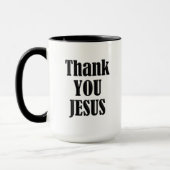 MUG MERCI, JÉSUS, (Gauche)