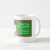 Mug Merci, jour d'appréciation de professeur, hibou (Devant droit)