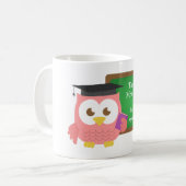 Mug Merci, jour d'appréciation de professeur, hibou (Devant gauche)